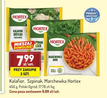 Szpinak Hortex promocja w Avita