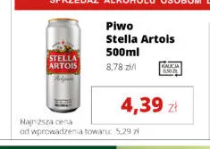 Piwo Stella Artois promocja w Torimpex Toruńska Sieć Sklepów Spożywczych