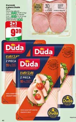 Kurczak z pieca Duda promocja w Dino
