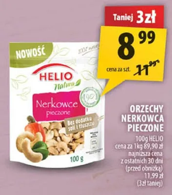 Orzechy nerkowca pieczone Helio promocja w Arhelan
