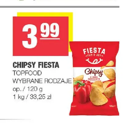 Chipsy Fiesta promocja w SPAR