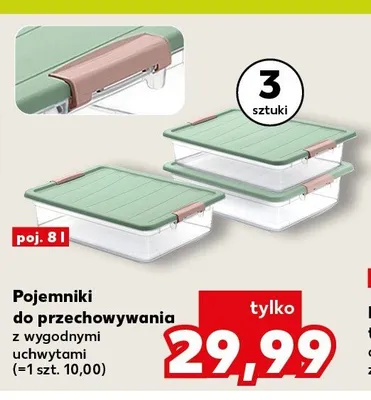 Pojemniki do przechowywania 8 l promocja w Kaufland