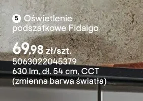 Oświetlenie podszafkowe GoodHome Fidalgo 630lm dł. 54cm CCT promocja w Castorama