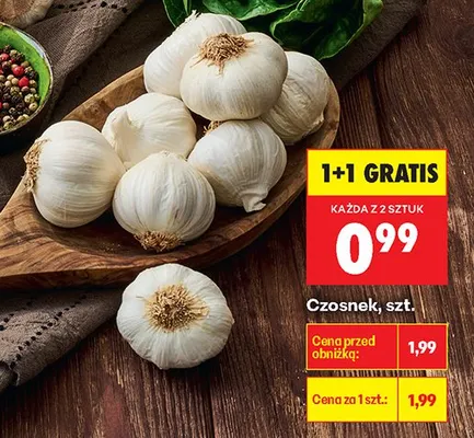 Czosnek promocja w Biedronka