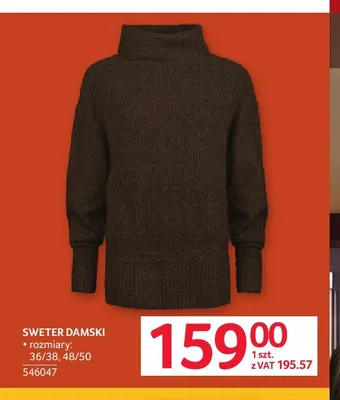 Sweter damski promocja w Selgros