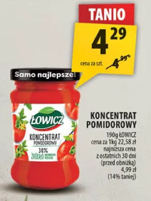 Koncentrat pomidorowy promocja w Arhelan