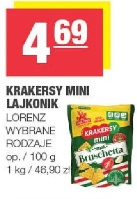 Krakersy mini Lajkonik promocja w SPAR