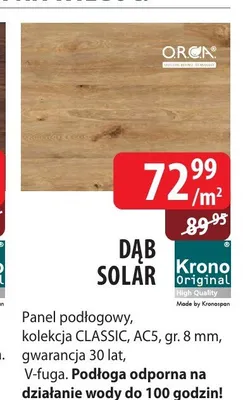 Panele podłogowe Krono Original Dąb Solar Classic AC5 8 mm promocja w Dobre Dla Domu