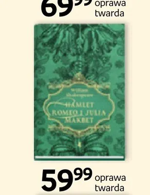 Książka Hamlet Romeo i Julia Makbet oprawa twarda promocja w Empik