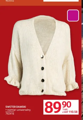 Sweter damski promocja w Selgros