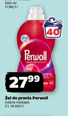 Żel do prania Perwoll promocja w Netto