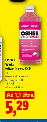 Woda witaminowa Oshee magnez + B6 XXL promocja w Lidl