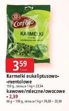 Karmelki owocowe Confiseo promocja w Leclerc
