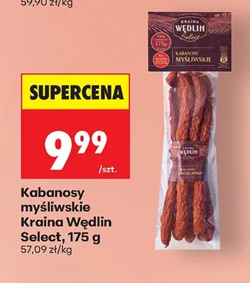 Kabanosy myśliwskie  promocja w Biedronka