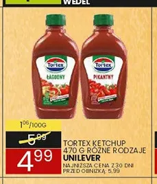 Ketchup Tortex promocja w Wafelek
