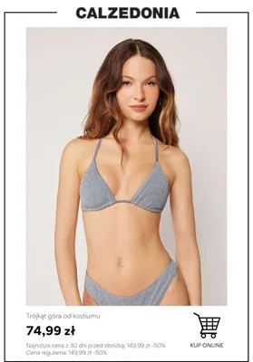 Trójkąt góra od kostiumu Calzedonia promocja w Calzedonia