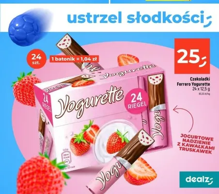 Czekoladki Ferrero Yogurette 24-pak 12,5 g promocja w Dealz