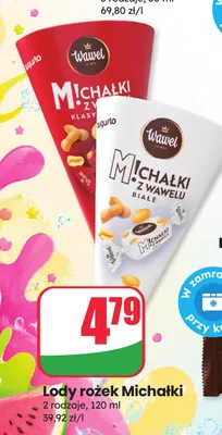 Lody rożek Michałki Klasyczne promocja w Dino