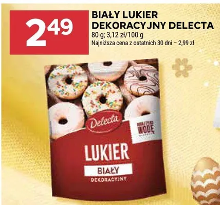 Biały lukier dekoracyjny promocja w Stokrotka