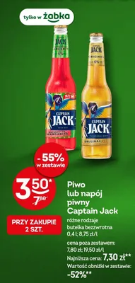 Piwo lub napój piwny różne rodzaje promocja w Żabka