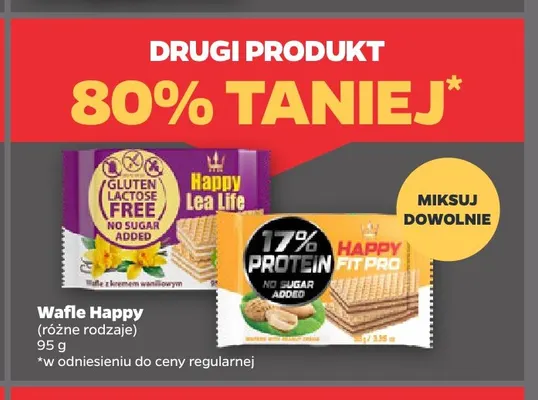 Wafle Happy promocja w Netto
