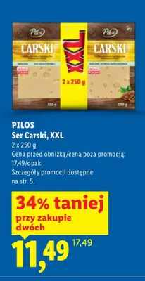 Ser Carski, XXL promocja w Lidl