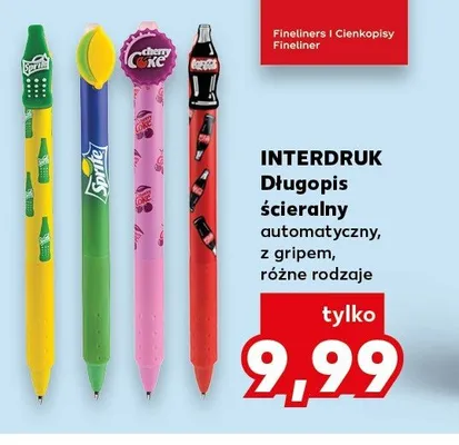 Długopis ścieralny automatyczny Interdruk promocja w Kaufland