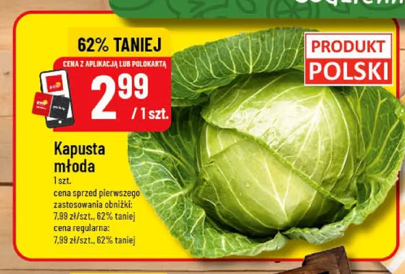 Kapusta młoda polska promocja w POLOmarket
