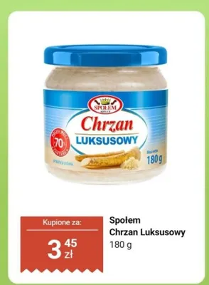 Chrzan Luksusowy promocja w Dino