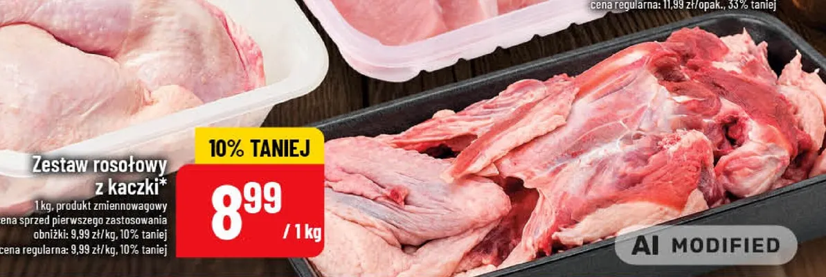 Zestaw rosołowy z kaczki promocja w POLOmarket
