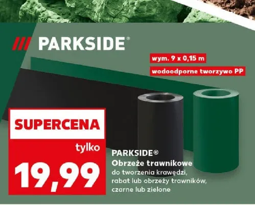 Obrzeża trawnikowe Parkside promocja w Kaufland