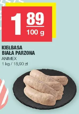 Kiełbasa biała parzona promocja w SPAR