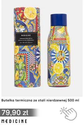 Butelka termiczna ze stali nierdzewnej Medicine 500 ml promocja w Medicine