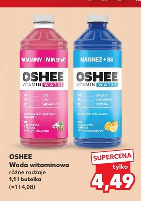 Woda witaminowa Oshee Witaminy i Minerały promocja w Kaufland