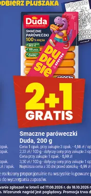 Smaczne paróweczki Duda promocja w Twój Market