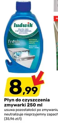 Płyn do czyszczenia zmywarki 250ml promocja w Bricomarche