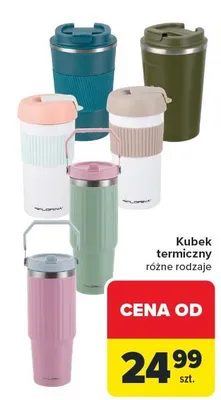 Kubek termiczny różne rodzaje promocja w Carrefour