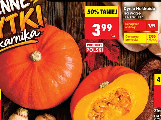 Dynia Hokkaido promocja w Biedronka