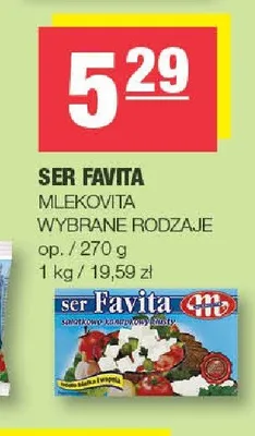 Ser Favita Mlekovita promocja w SPAR