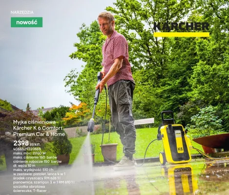 Myjka ciśnieniowa K 6 Comfort Premium Car & Home promocja w Castorama