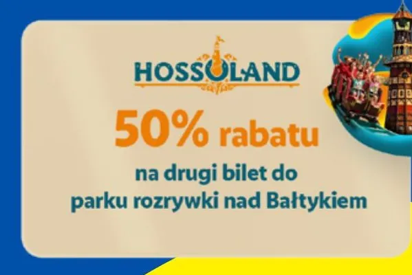 Rabat na drugi bilet do parku rozrywki Hossoland promocja w Lidl