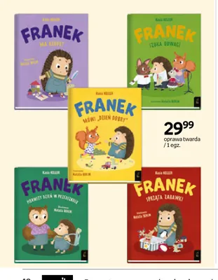 Książka Franek pierwszy dzień w przedszkolu Kasia Keller promocja w Empik