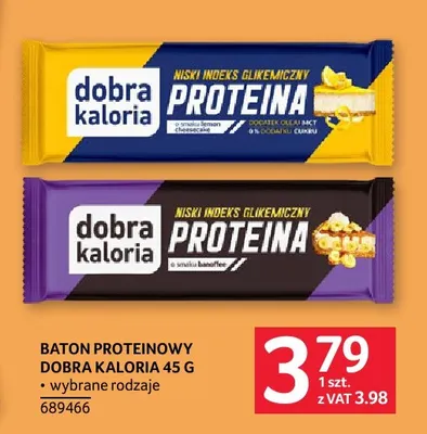 Baton proteinowy Dobra Kaloria banoffee promocja w Selgros