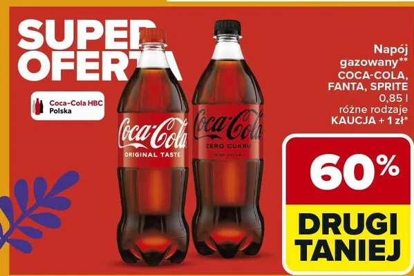 Napój gazowany Coca-Cola promocja w Carrefour Market