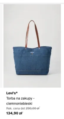 Torba na zakupy Levi's ciemnoniebieski promocja w Lounge by Zalando