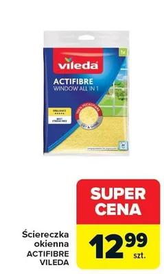 Ściereczka okienna Actifibre promocja w Carrefour