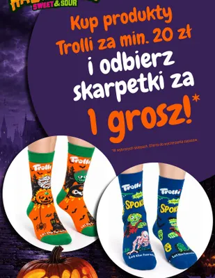 Skarpetki Trolli promocja w Dealz
