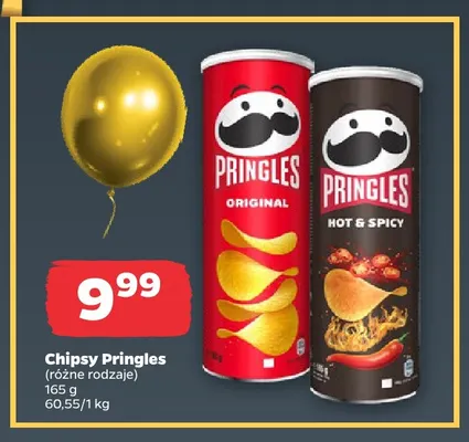 Chipsy Pringles Hot & Spicy promocja w Netto