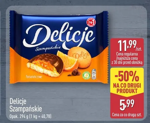 Delicje Szampańskie promocja w Aldi