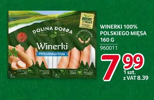 Winerki 100% polskiego mięsa Dolina Dobra promocja w Selgros